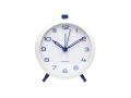 Budík Button Retro Karlsson KA6143BL, 10cm