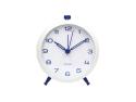 Budík Button Retro Karlsson KA6143BL, 10cm