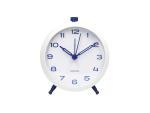 Budík Button Retro Karlsson KA6143BL, 10cm