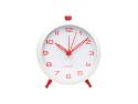 Budík Button Retro Karlsson KA6143RD, 10cm