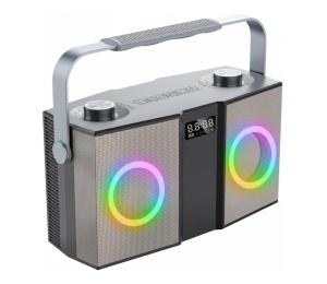 Roadstar DJ-390BT - Bezdrôtový reproduktor s mikrofónom 480W/4000 mAh DJ-390BT