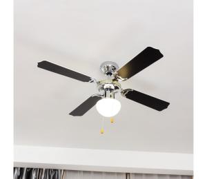 ZE - Stropný látor NAVAGIO 1xE27/60W/230V čierna/biela 03805-ZEV