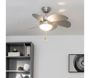 ZE - Stropný látor FAMARA 1xE14/60W/230V šedá 03801-ZEV