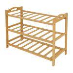 Bambusový stojan na topánky RD51879, hnedá