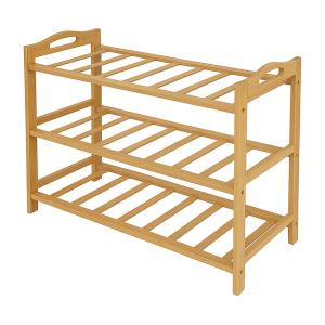 Bambusový stojan na topánky RD51879, hnedá