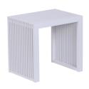 Bambusová lavička L RD52371, biela