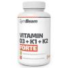 GYMBEAM Vitamin D3+K1+K2 forte 120 kapsúl