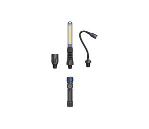 Viking - Nabíjateľná LED baterka 3 v 1, 5V, IPX4, 380 lm, 2200 mAh B7524