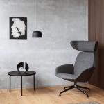 PLEASE WAIT to be SEATED Závesné svietidlo QUAY Ø 22 cm čierna