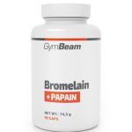GYMBEAM Bromelain + papain 90 kapsúl