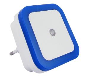 LED nočné svetlo so súmrakovým senzorom LED/0,5W/230V modré 034 0000184