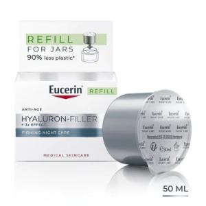 EUCERIN Hyaluron-filler +3xeffect nočný krém anti-age náhradná náplň 50ml