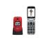 Evolveo - EasyPhone FS, preklápací mobilný telefón 2.8", červený EP-771-FSR