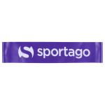 Gumový pás Sportago Stretch Medium Heavy, fialový - fialová