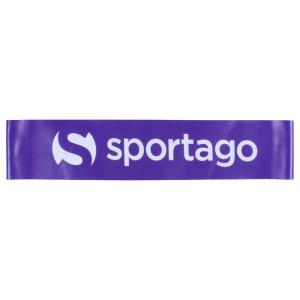 Gumový pás Sportago Stretch Medium Heavy, fialový - fialová