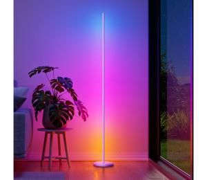 Nanoleaf NL7204K0201A070-LEDRGBW Stmievateľná stojacia lampa 22W/230V 2200-6500K Wi-Fi biela NL7204K0201A070