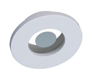 Prezent  - Kúpeľňové podhľadové svietidlo FAY 1xGU10/50W/230V priemer 8,5 cm IP44 biela