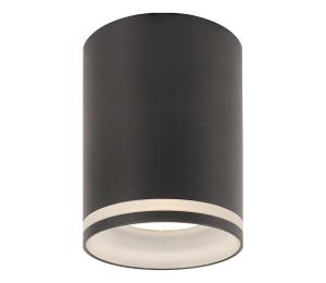 Prezent  - Bodové svietidlo SAUL 1xGU10/50W/230V pr. 7 cm čierna