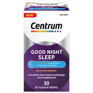 CENTRUM Good night sleep melatonin a valeriana 30 tabliet