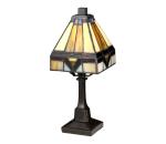 Elstead QZ-HOLMES-TL - Stolová lampa Tiffany HOLMES 1xE14/25W/230V QZ-HOLMES-TL