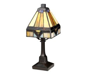 Elstead QZ-HOLMES-TL - Stolová lampa Tiffany HOLMES 1xE14/25W/230V QZ-HOLMES-TL