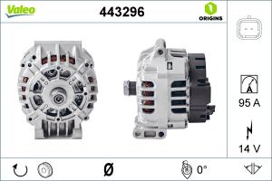 VALEO Alternátor 443296
