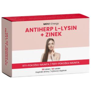 MOVit  AntiHerp l-lyzín a zinok 30 tabliet