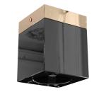 Open Design OR86300 - Bodové svietidlo CUBO 1xG9/8W/230V čierna/ružové zlato OR86300