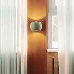 Nástenné svetlo Belir up/down s konektorom, zelené