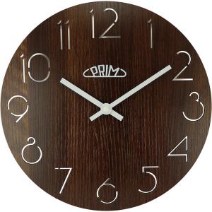 Nástenne hodiny PRIM Natural - C 3942.52, 28cm