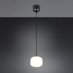 Závesné svietidlo Signe, Ø 15 cm, biele, sklo, E14