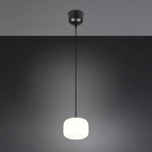 Závesné svietidlo Signe, Ø 15 cm, biele, sklo, E14