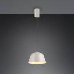 Závesné svietidlo Tova, svetlošedá, Ø 30 cm, kov, E27