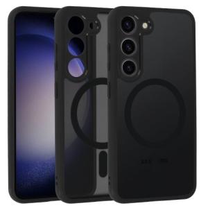 Puzdro Magsafe Matte Clear Samsung Galaxy S23 5G - čierne