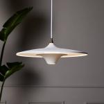 LOOM DESIGN LED závesné svietidlo Moja, Ø 35 cm, biele