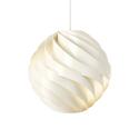 Gubi Závesné svietidlo Turbo, lesklá alabastrová biela, Ø 36 cm,