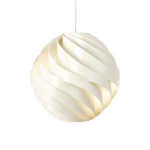 Gubi Závesné svietidlo Turbo, lesklá alabastrová biela, Ø 36 cm,