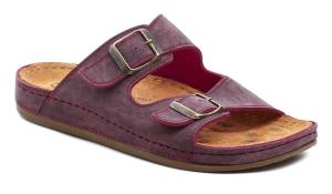 Medi Line 4127-020 bordó dámske zdravotné šľapky EUR 42