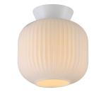 Schöner Wohnen 13574-16 - Stropné svietidlo NAMI 1xE27/25W/230V, priemer 20 cm, biele 13574-16