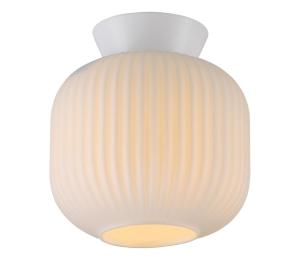 Schöner Wohnen 13574-16 - Stropné svietidlo NAMI 1xE27/25W/230V, priemer 20 cm, biele 13574-16