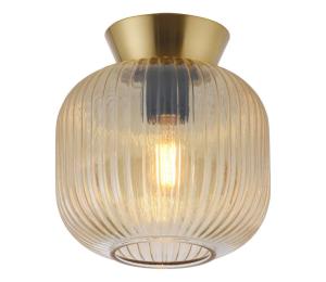 Schöner Wohnen 13574-27 - stropné svietidlo NAMI, 1×E27/25 W/230 V, priemer 20 cm, zlatá/béžová 13574-27