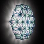 Slamp La Vie L stropné svietidlo, šírka 71 cm, modré