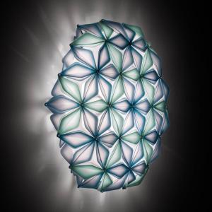 Slamp La Vie L stropné svietidlo, šírka 71 cm, modré