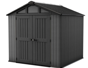 KETER Záhradný domček GARRISON 8 x 8 | sivá