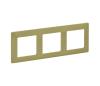 Legrand 754083 - Rámček pre vypínače VALENA LIFE 3P zelený 754083