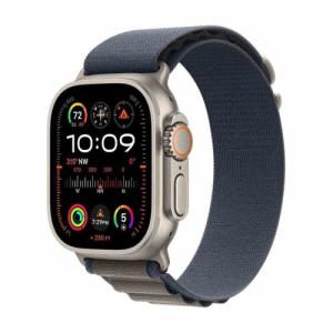 Apple Watch Ultra 2 GPS + Cellular 49mm Natural Titanium Case with Blue Alpine Loop - Medium - Trieda C