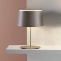 Vibia Warm 4901 stolová lampa, Ø 42 cm, hnedá