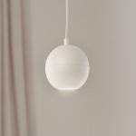 Závesné svietidlo Midway, piesková farba, kov, Ø 12 cm, GU10