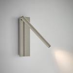 Bover LED nástenné svetlo Arid A/02 sivá, hliník, 2 700 K