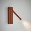 Bover LED nástenné svetlo Arid A/02 terakota, hliník, 2 700 K